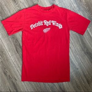 Vintage Detroit red wings NHL 100% cotton t-shirt size small